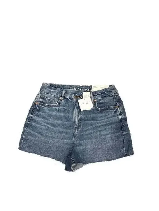 American Eagle Womens Curvy Stretch Denim Mom Short Us 6 NWT - Picture 3 of 3
